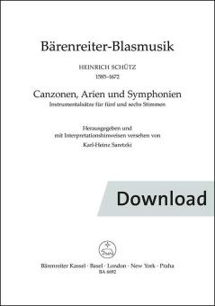 Canzones, arias and symphonies 