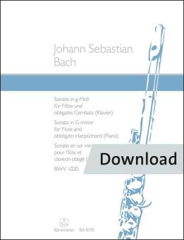 Sonata in G minor BWV 1020 Download