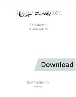 invocation 3 soprano solo, flute 