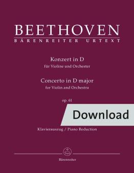 Concerto in D major op. 61 Download