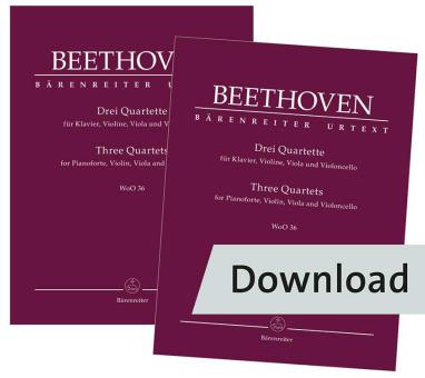 3 Quartets WoO 36 Download