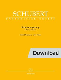 Swan song D 957 / D 965 A Download