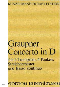 Concerto for 2 Clarini (Trumpets), 4 Timpani, Strings and Basso continuo 