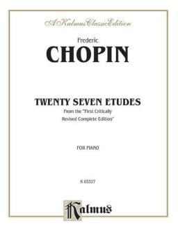 Chopin: Twenty-Seven Etudes (Ed. Franz Liszt) Download