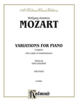 6 Variations on an Allegretto, K. 54 