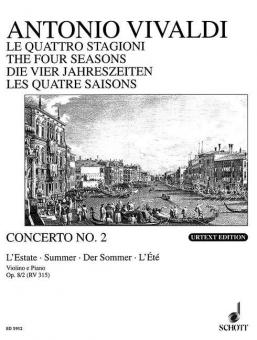 The Four Seasons Op. 8/2 RV 315 / PV 336: Summer Standard