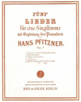 Wie Frühlingsahnug op. 7 
