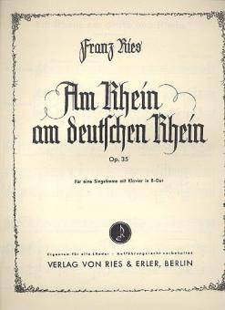 Am Rhein, am deutschen Rhein 