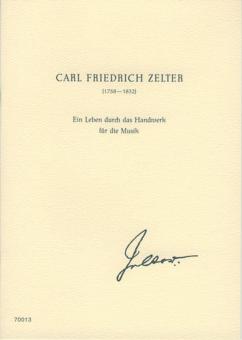 Carl Friedrich Zelter (1758-1823) 