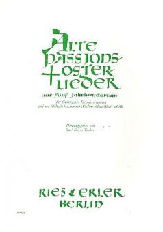Alte Passions- und Osterlieder 