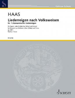 Liederreigen nach Volksweisen op. 89 Nr. 1 Standard