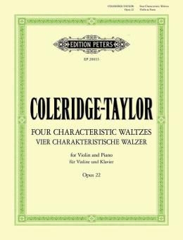 4 Characteristic Waltzes op. 22 