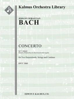 Concerto for 2 Harpsichords in C minor, BWV 1060 