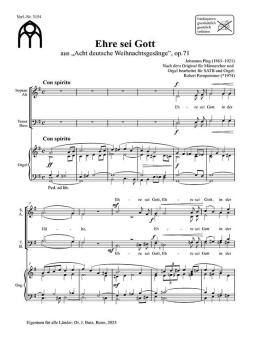 Ehre sei Gott in der Höhe op. 71, 1 