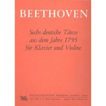 6 deutsche Tänze aus dem Jahre 1795 