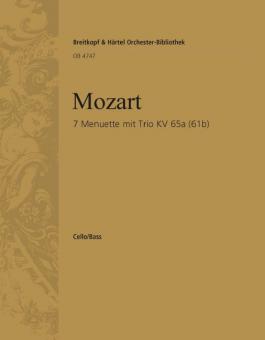 7 Menuette mit Trio KV 65a 