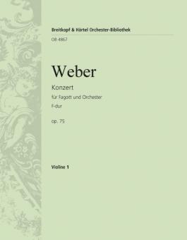 Konzert für Fagott und Orchester in F-Dur op. 75 