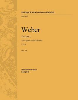 Konzert für Fagott und Orchester in F-Dur op. 75 