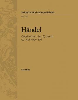 Orgelkonzert Nr. 3 g-moll op. 4/3 HWV 291 