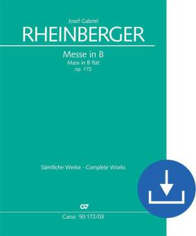 Mass in B flat major op. 172 Download