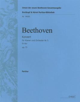 Concerto for Piano and Orchestra No. 5 E flat Major op. 73 