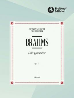 3 Quartette op. 31 