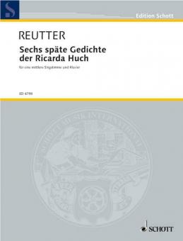 Six Late Poems of Ricarda Huch Standard