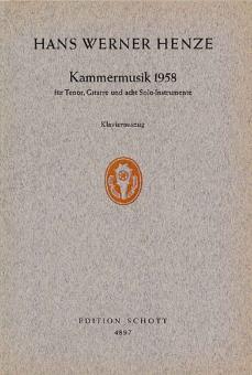 Kammermusik 1958 