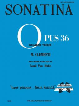 Sonatina Op. 36 No.3 Mid-Intermediate 2 Pianos 4 Hands 