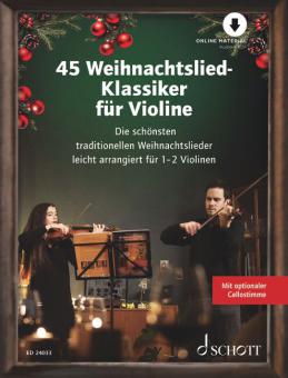 45 traditional Christmas carols for violin Download