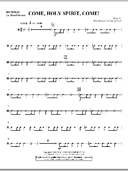 Come, Holy Spirit, Come! - Hand Drum 