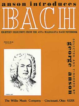 18 Selections from The Anna Magdalena Bach Notebook 