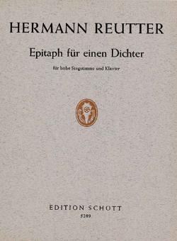 Epitaph für einen Dichter 