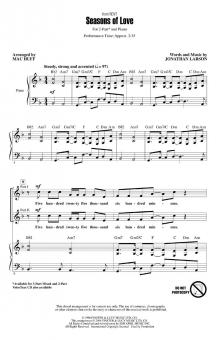 Seasons Of Love Standard