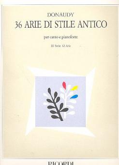 36 Arie Di Stile Antico Serie 3 