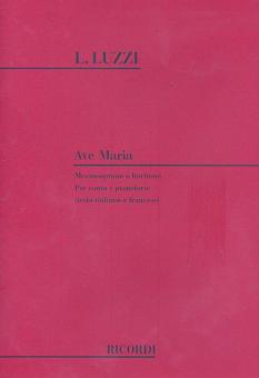 Ave Maria - Medium Voice and Piano Latin Mezzo Soprano Or Baritone 