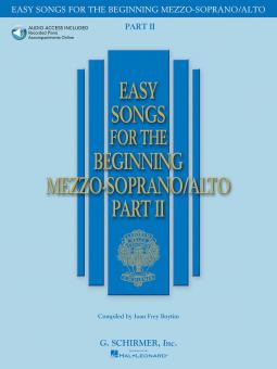 Easy Songs for The Beginning Mezzo-Soprano/Alto Part 2 