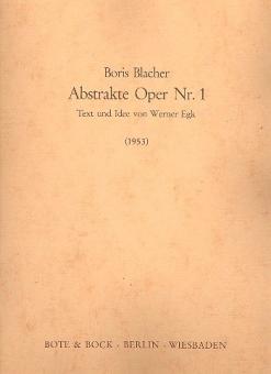 Abstrakte Oper Nr. 1 