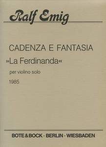 Cadenza And Fantasia 