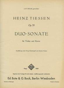Duo-Sonata Op. 35 