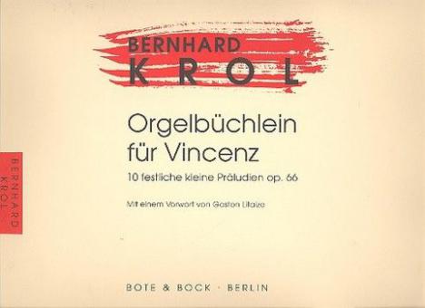 Little Organ Book for Vincenz op. 66 Download