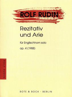Recitative And Aria Op. 4 
