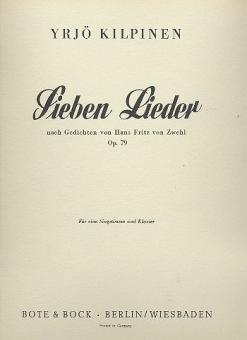 7 Songs Op. 79 