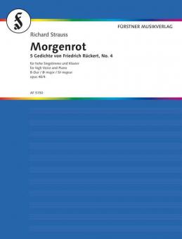 Five Poems by Friedrich Rückert Op. 46/4 Standard