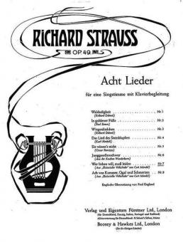 Eight Songs Op. 49/7 
