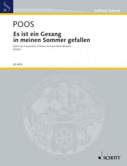 Es ist ein Gesang in meinen Sommer gefallen Standard