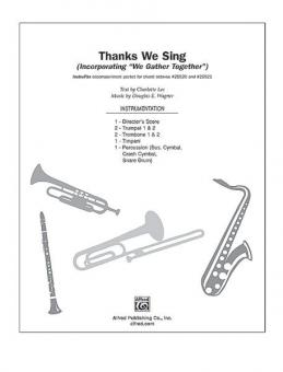 Thanks We Sing (Incorporating 'We Gather Together') 