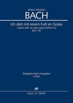 I stand with my open grave before me BWV 156 