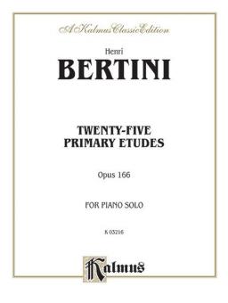 Twenty-five Primary Etudes, Op. 166 Standard