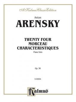 Twenty-four Morceau Characteristiques, Op. 36 Standard